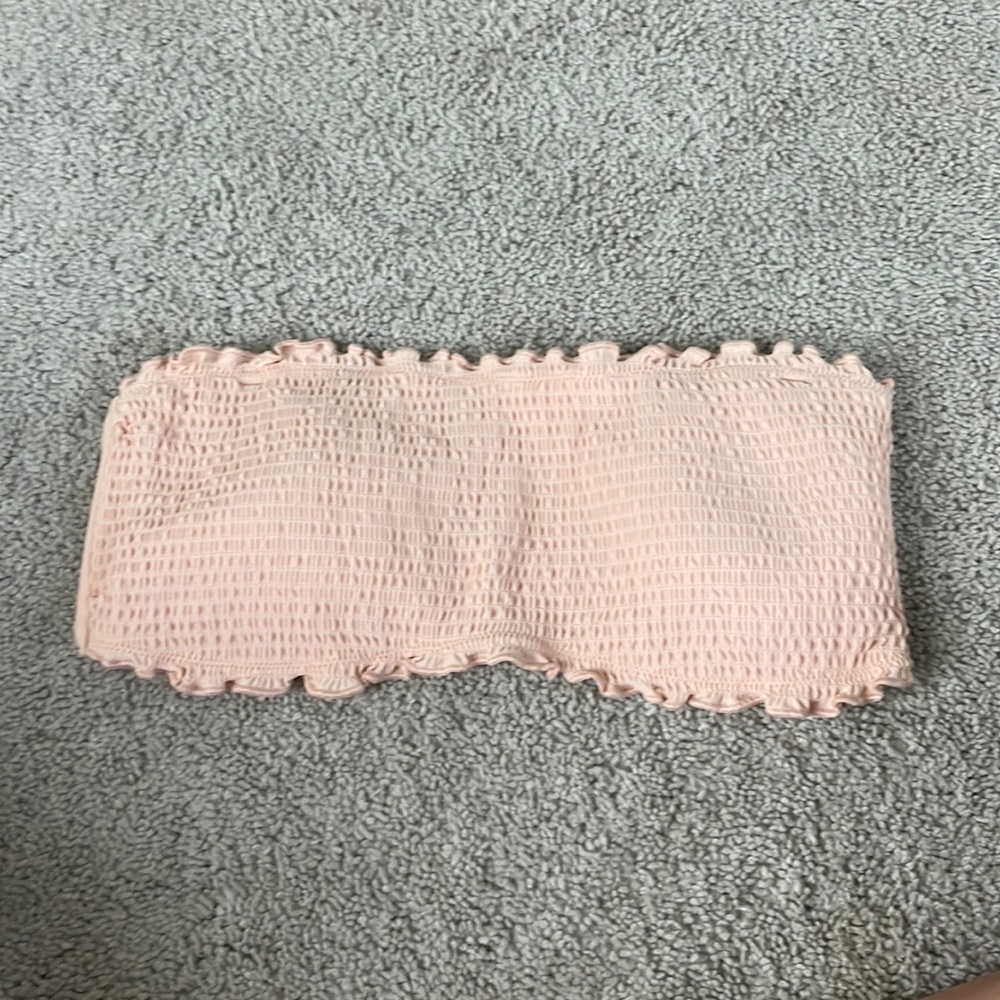 Strapless Hollister bikini top